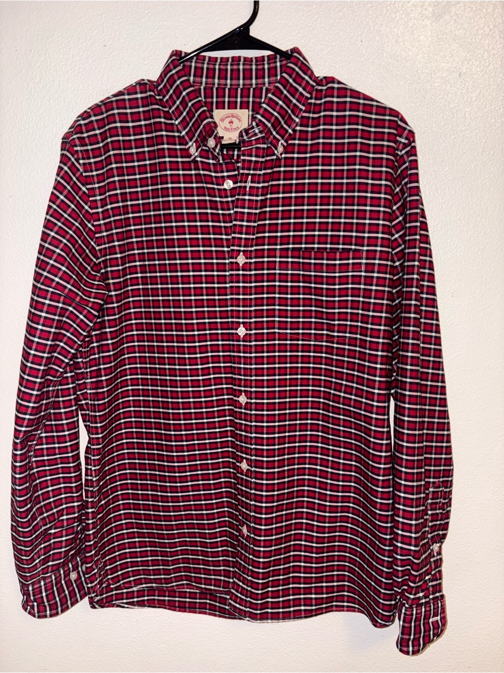 Brooks Brothers Red Fleece Button-Down Shirt Size Medium